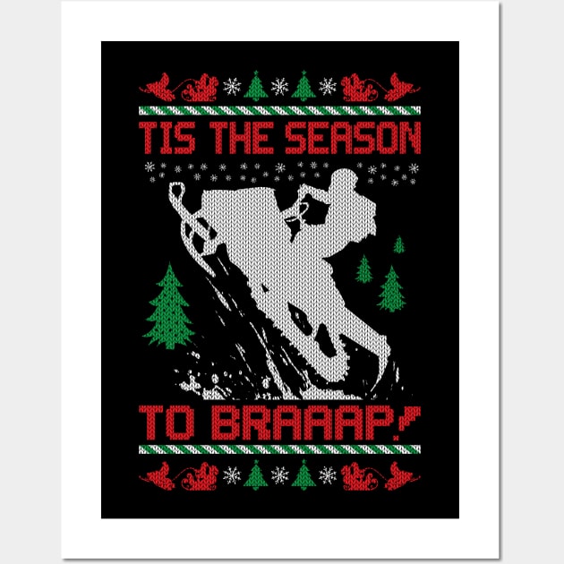 Tis the Season Snowmobile Wall Art by OffRoadStyles